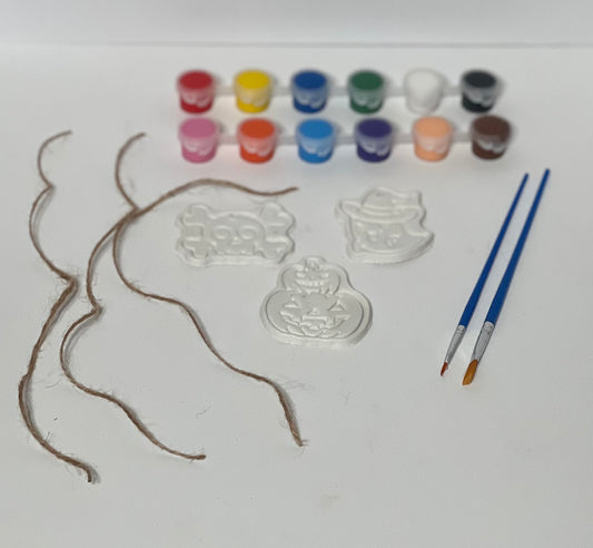 Paint Your Own Spooky Ornaments